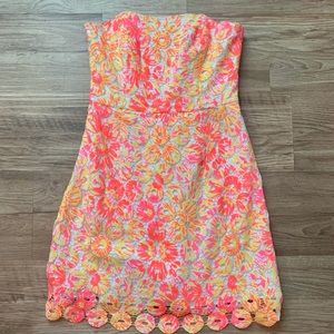 Stunning Lily Pulitzer Strapless Dress!